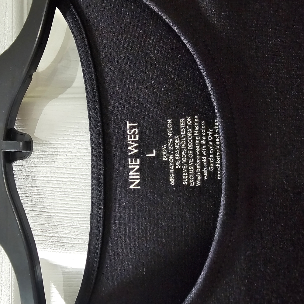 Nine West Classic Black Blouse